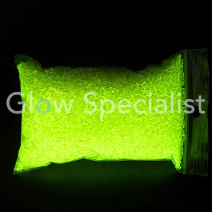 NEON GRANULES -  UV / BLACKLIGHT - 100 GRAMS