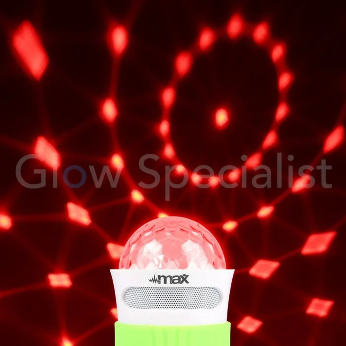 MX2 DISCO LED LIGHT BLUETOOTH SPEAKER JELLYBALL