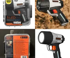 Black & Decker BLACK & DECKER LED WATERPROOF ZAKLAMP 500 LUMEN