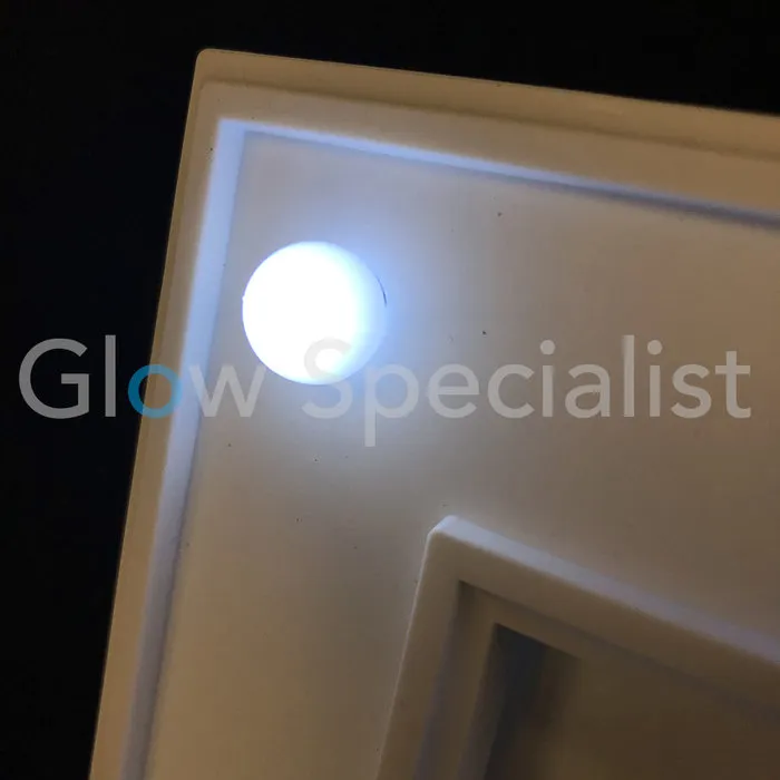 LED FOTOLIJST - 32,5 x 27,5 CM - WIT - 12 LED