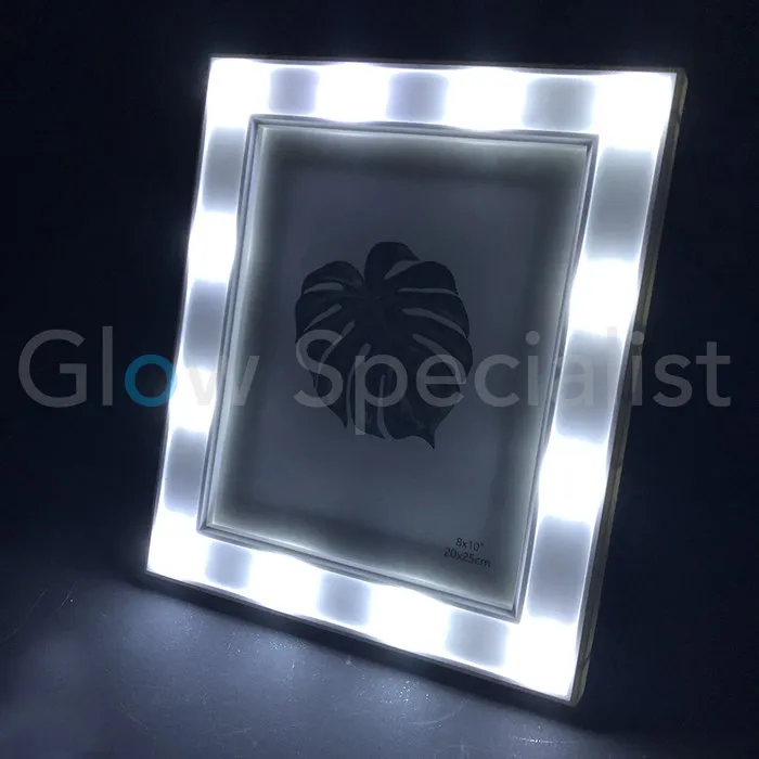 LED FOTOLIJST - 32,5 x 27,5 CM - WIT - 12 LED
