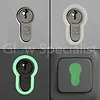 GLOW IN THE DARK KEY HOLE STICKER - 3 PCS