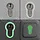 Glow in the Dark Sleutelgat Sticker – Set van 3 – Lichtgevende Deurmarkering