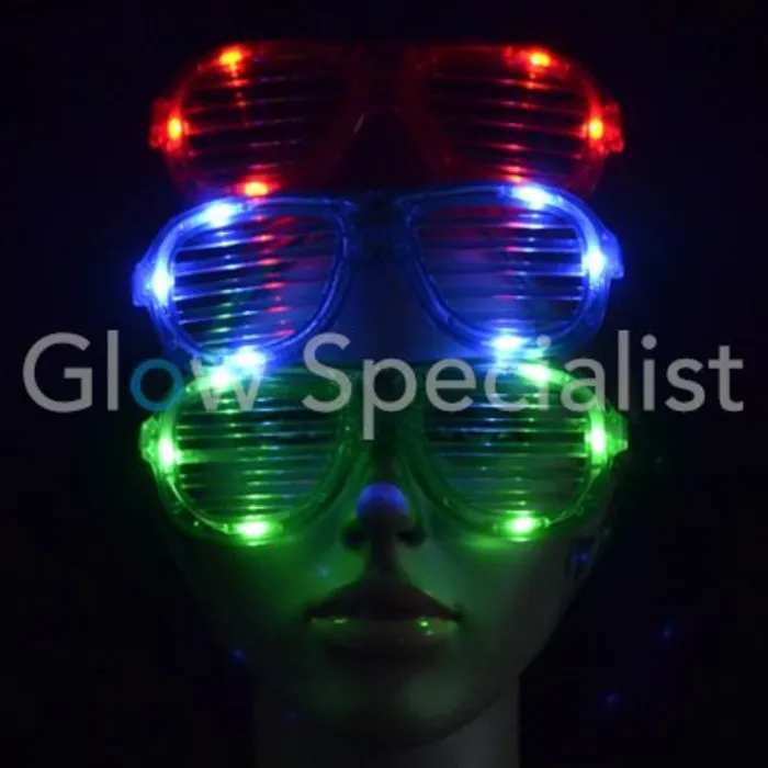 LED Glasses Shutter – Eye-catching LED party glasses for parties & festivals