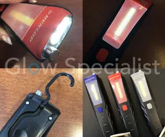 Dunlop DUNLOP LED WERKLAMP MET MAGNEET - 2 SMD LED - 1 COB