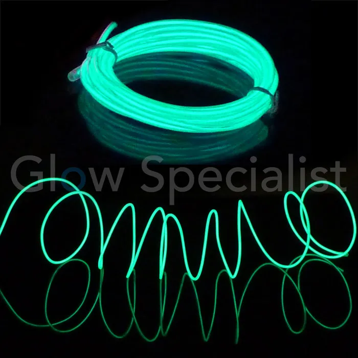 EL‑Wire 2 meter met 3V inverter – Flexibel lichtgevend draad voor kleding, decoratie en creatieve projecten