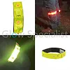 XQ Max NEON YELLOW REFLECTIVE BAND WITH 4 RED LED LAMPS