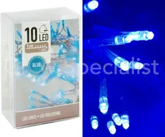 LED LIGHTS - 10 LAMPJES - BLAUW