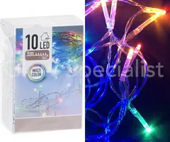 LED LIGHTS - 10 LIGHTS - MULTICOLOR