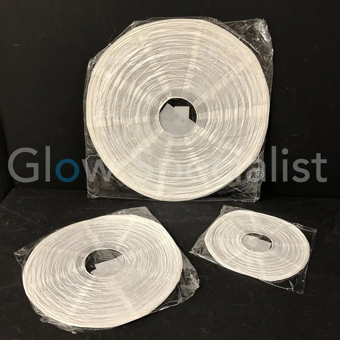 WHITE PAPER LANTERNS - 3 SIZES - SET OF 20