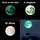 Glow in the Dark Volle Maan – Lichtgevende Muurdecoratie – 3 Maten (Ø20/30/40 cm)