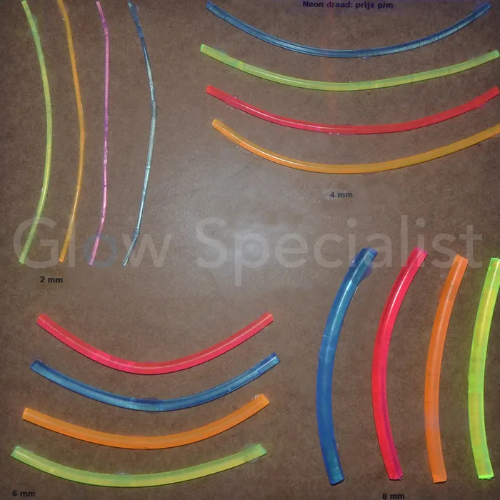 UV / BLACKLIGHT NEON CORD PVC - 2 MM