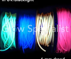 UV / BLACKLIGHT NEON DRAAD PVC - 6 MM