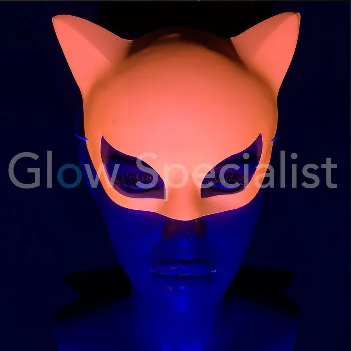 Glow Specialist NEON EYE MASK CAT - SET OF 12 PCS -  4 COLORS