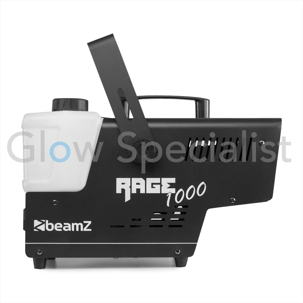 BeamZ BeamZ Rage1000 Fog Machine – 1000W – Wireless Remote – High Output – Fast Heat‑Up