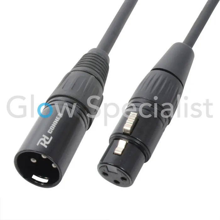 Pd Connex POWER DYNAMICS CONNEX CABLE XLR MALE - FEMALE 1.5M BLACK