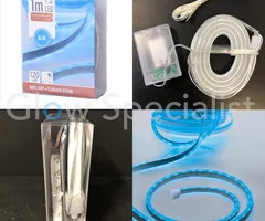 LED SLANGVERLICHTING - 120 LED - 1 METER -  BLAUW - MET TIMER