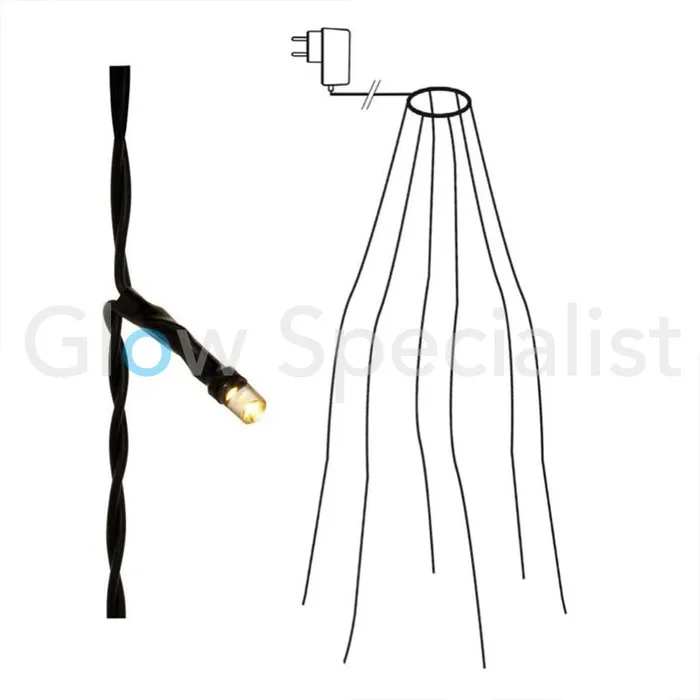 FLAG POLE LIGHTING - 192 LED - H 208 CM - WARM WHITE