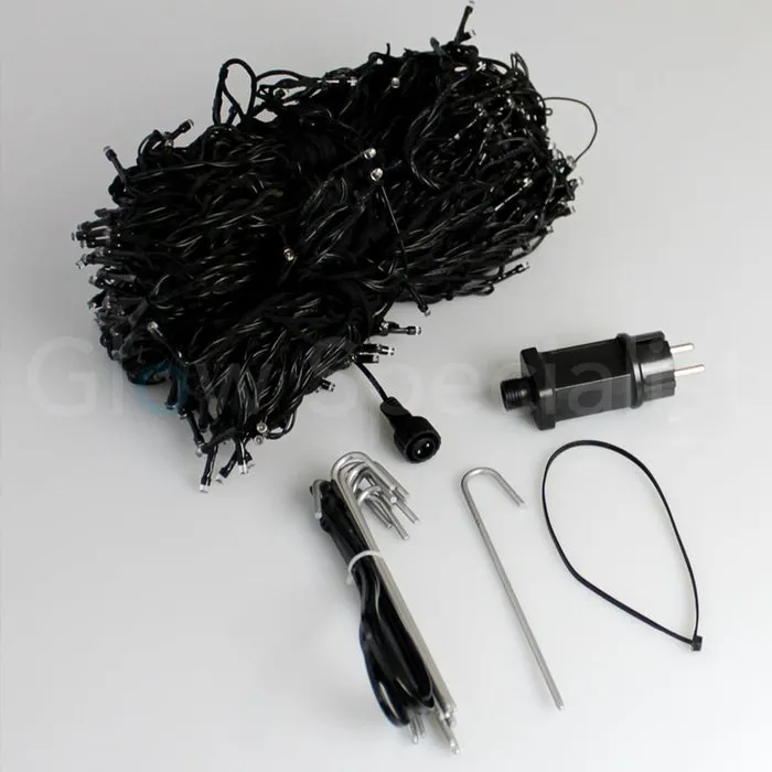 FLAG POLE LIGHTING - 192 LED - H 208 CM - WARM WHITE