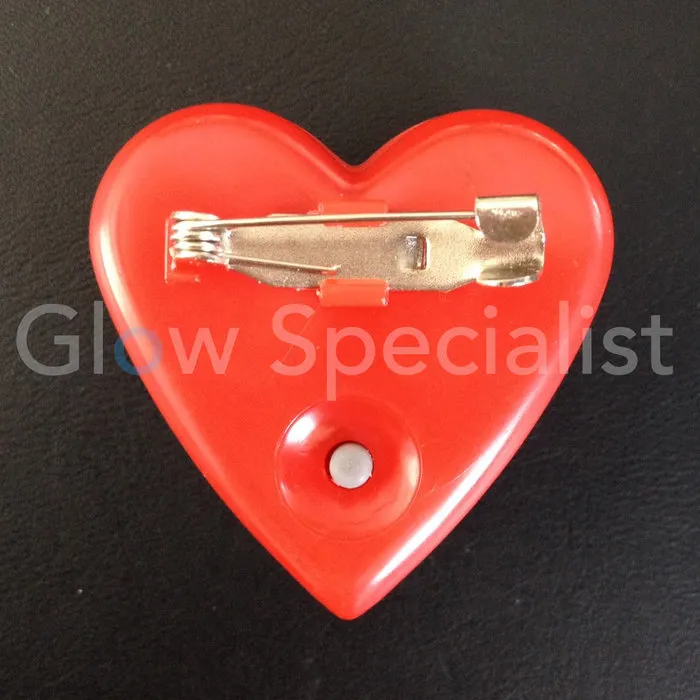 LED KNIPPER HARTJE - ROOD