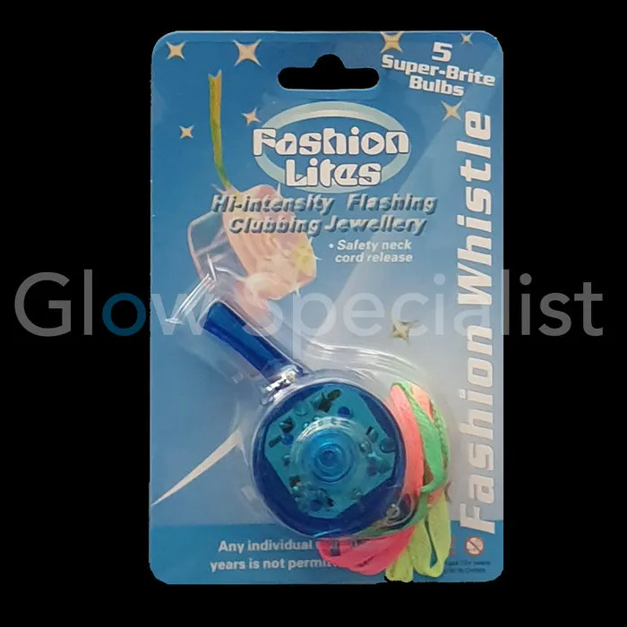 LED WHISTLE ON NECKLACE