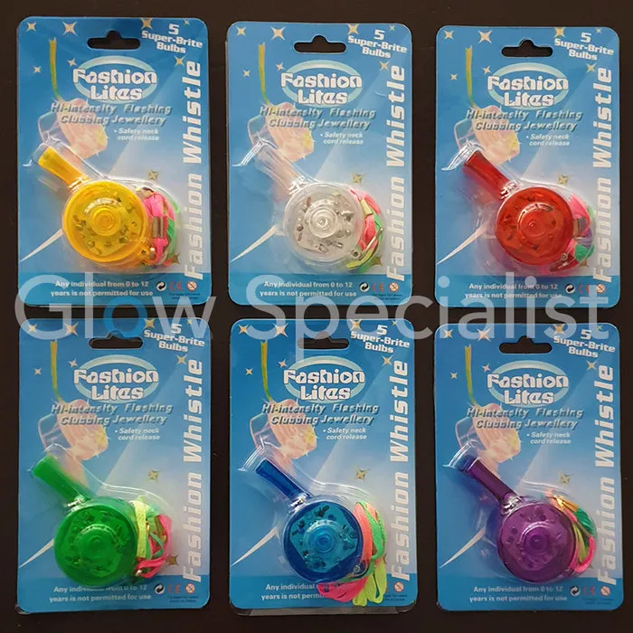 LED WHISTLE ON NECKLACE