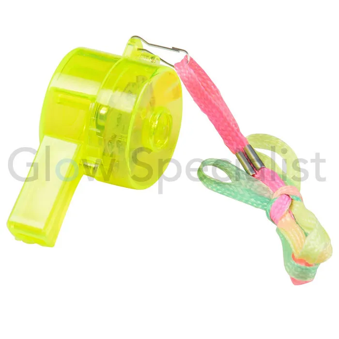 LED WHISTLE ON NECKLACE