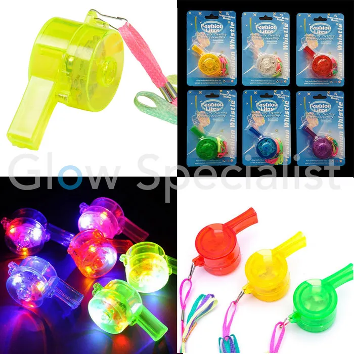 LED WHISTLE ON NECKLACE