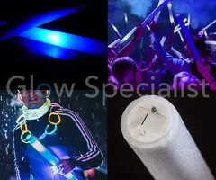 LED FLASHING FOAM STICK -  BLUE