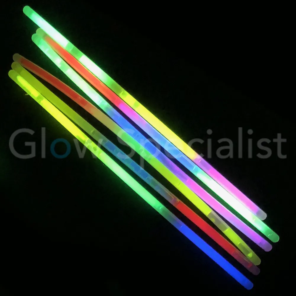 Glow Specialist Glowarmbandjes Tricolor – Koker met 100 stuks – Glowsticks / Breaklights – Lange brandduur
