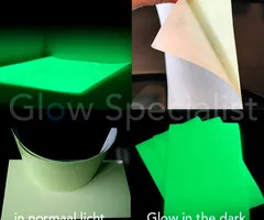 GLOW IN THE DARK A4 STICKERVEL (240 x 297 MM)