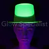 UV / BLACKLIGHT TOP HAT - NEON YELLOW - 12 PCS