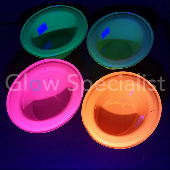 UV / BLACKLIGHT HOGE HOED - NEON ROZE - 12 STUKS