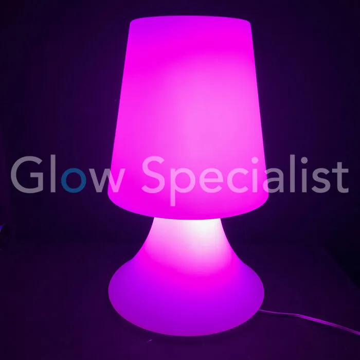 LED LAMP - COLOR CHANGING - RECHARGEABLE WITH REMOTE