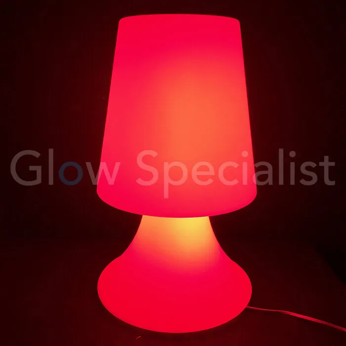 LED LAMP - COLOR CHANGING - RECHARGEABLE WITH REMOTE