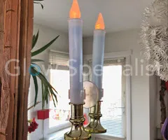 LED KAARS MET ZUIGNAP - WARM WIT