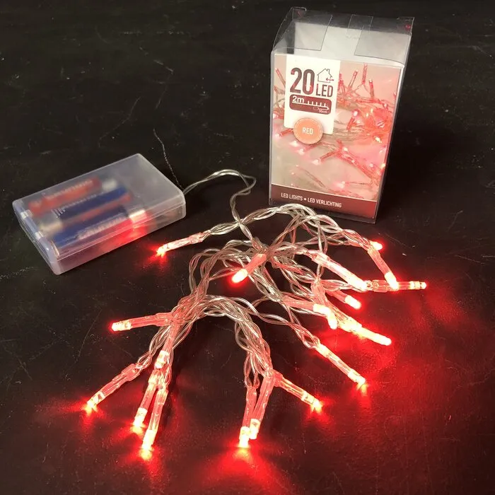 LED LIGHTS - 50 LIGHTS - RED