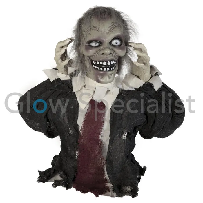 Europalms HALLOWEEN ZOMBIE THEO -  WITH LIGHT AND SOUND - 67 CM