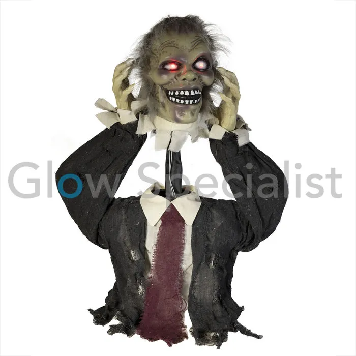 Europalms HALLOWEEN ZOMBIE THEO - MET LICHT EN GELUID - 67 CM