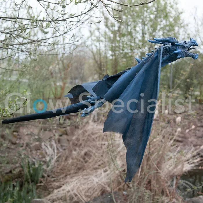 Europalms HALLOWEEN VLIEGENDE DRAAK 120 CM - MET LICHT EN GELUID