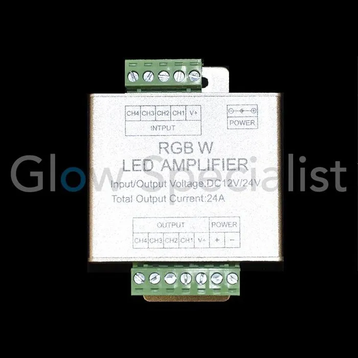 Glow Specialist RGBW LED Amplifier – Versterker voor LED Strips & Armaturen – Compact & Krachtig