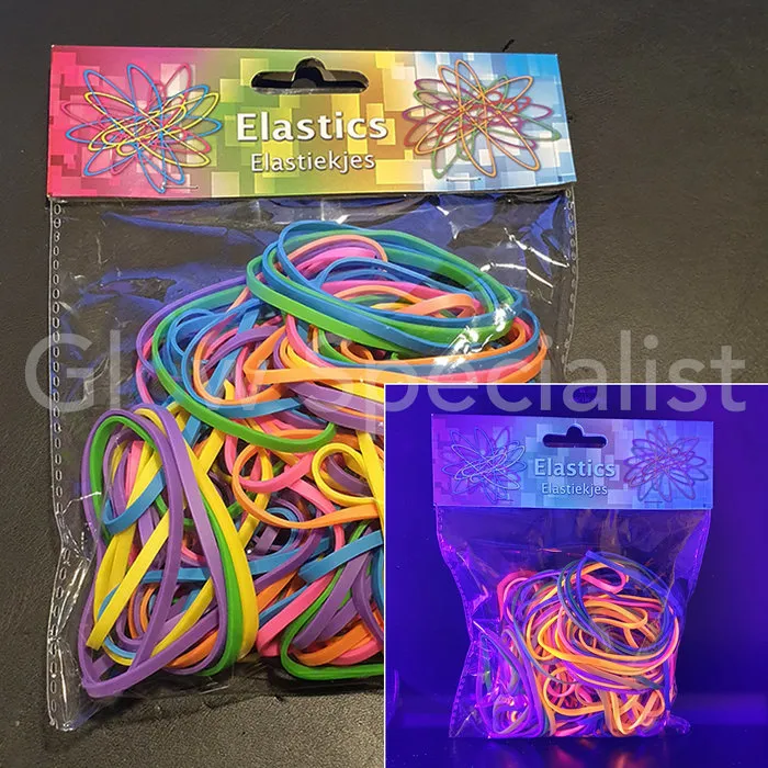 NEON ELASTICS - RUBBER - 76 GR