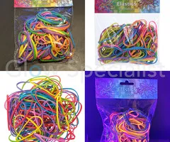 NEON ELASTIEKJES - RUBBER - 76 GR