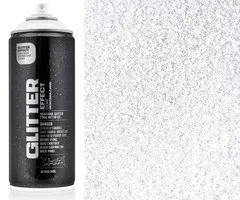 Montana Cans MONTANA EFFECT - GLITTER -  ZILVER TRANSPARANT - 400 ML