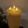 SIMUFLAME 3 WICK XL LED CANDLE -  WITH REMOTE CONTROL - 25 CM