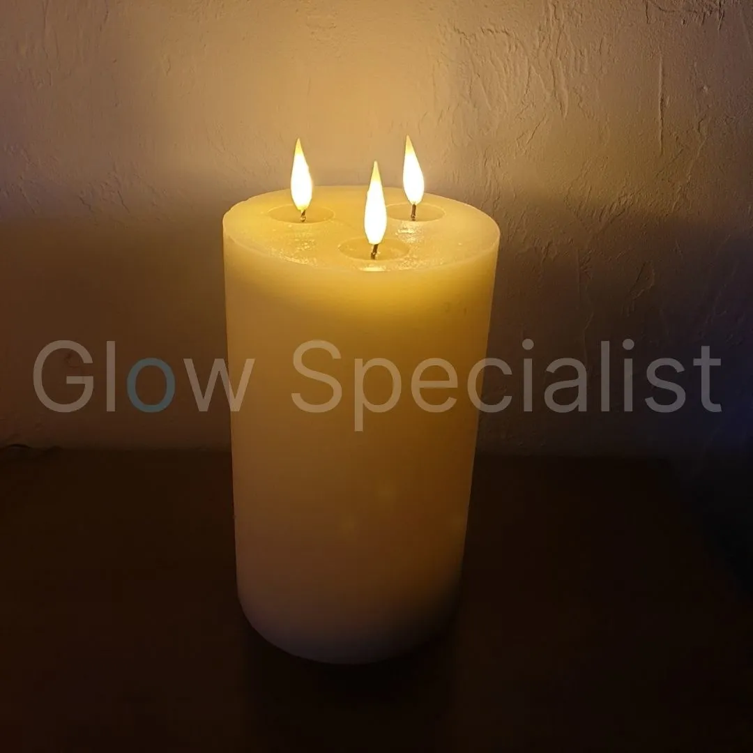 Simuflame SIMUFLAME 3 WICK XL LED CANDLE - WITH REMOTE CONTROL - 25 CM