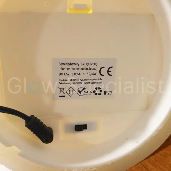 Simuflame SIMUFLAME XL LED KAARS  - MET AFSTANDSBEDIENING - 33 CM