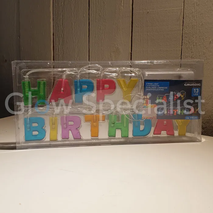LED STRING LIGHT - HAPPY BIRTHDAY