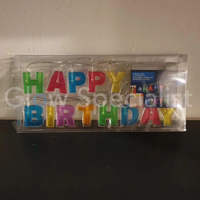 LED STRING LIGHT - HAPPY BIRTHDAY