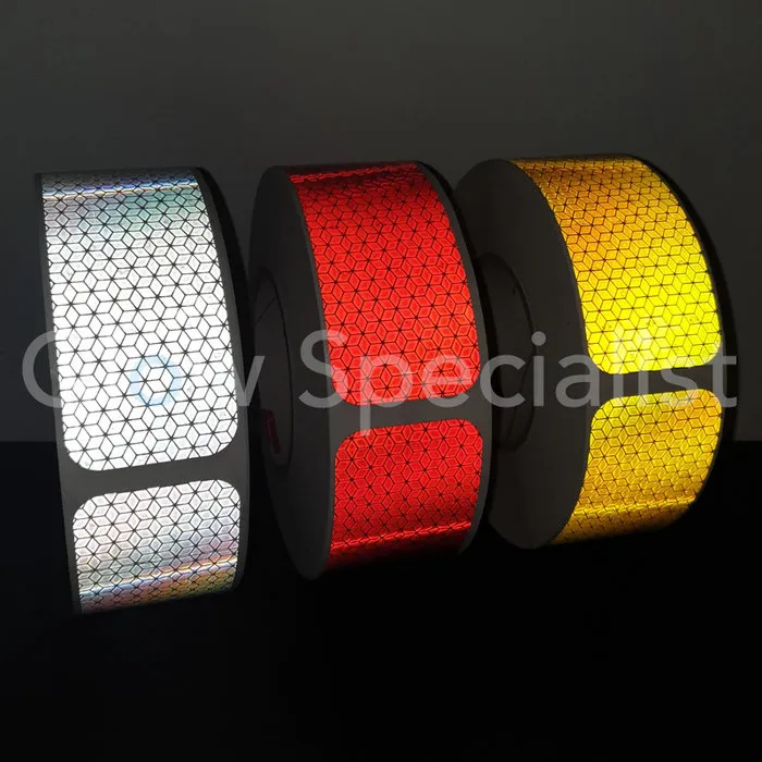 ORALITE® ORALITE REFLECTIVE MARKING STICKERS - YELLOW - PER METER (6 LABELS)